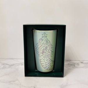 Starbucks 50th Anniversary Mermaid Siren Tumbler Limited Edition Coffee Tea 12oz